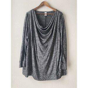 Lane Bryant Livi Active Scoop Neck Athletic Shirt Long Sleeve Womens Size 22/24